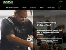 Tablet Screenshot of monumentlimited.com